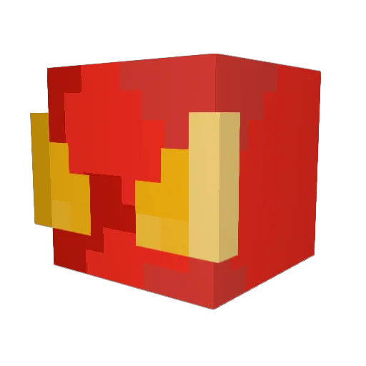 SEEZUN Minecraft avatar head, 3D render