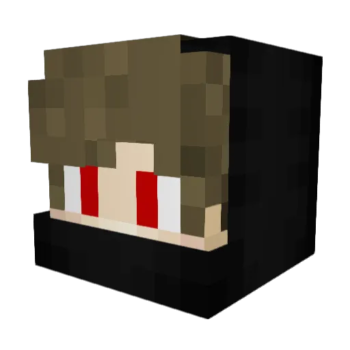 SEGAboss123 Minecraft avatar head, 3D render
