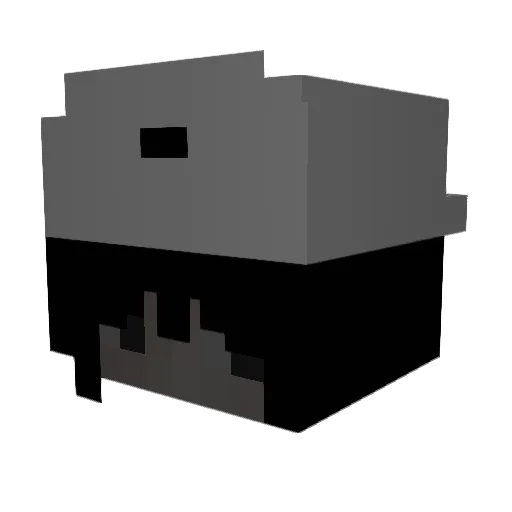 SEINEGOETTIN Minecraft avatar head, 3D render
