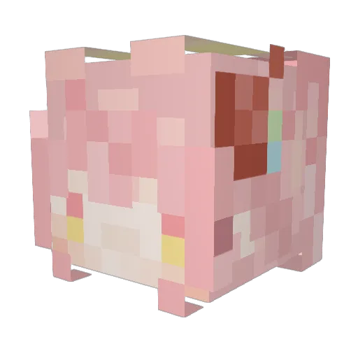 SEIREKIzz Minecraft avatar head, 3D render