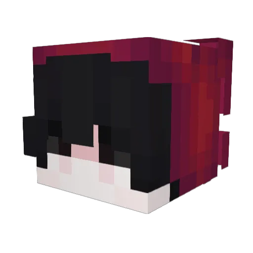 SEKIRO0O0 Minecraft avatar head, 3D render