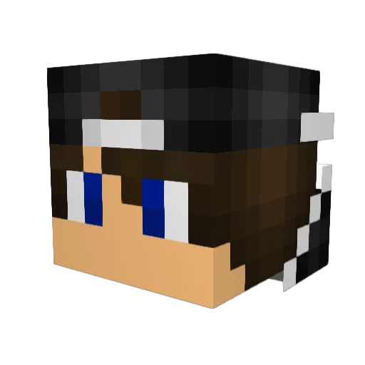 SELAHYAH Minecraft avatar head, 3D render