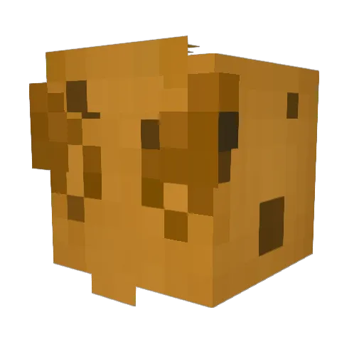 SEM1000 Minecraft avatar head, 3D render