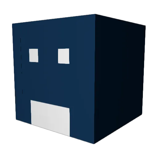 SENIBOB45 Minecraft avatar head, 3D render