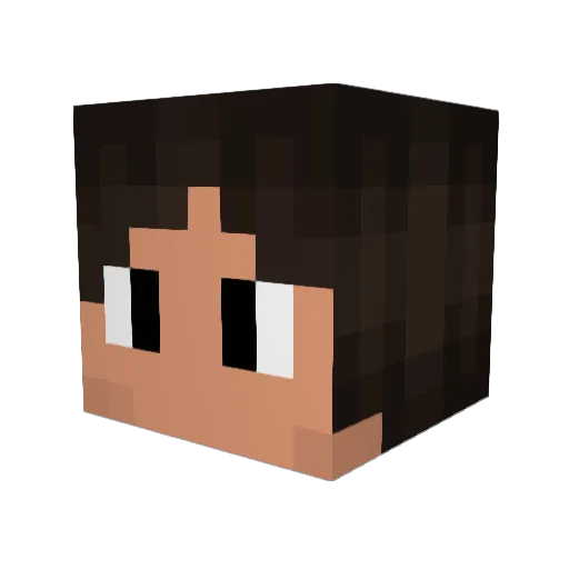 SENSOID Minecraft avatar head, 3D render