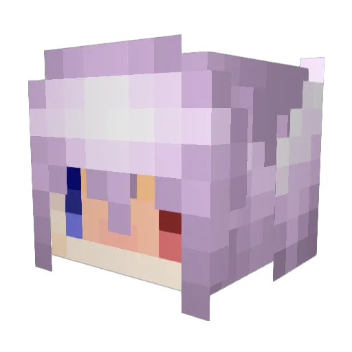 SENYA_2020 Minecraft avatar head, 3D render