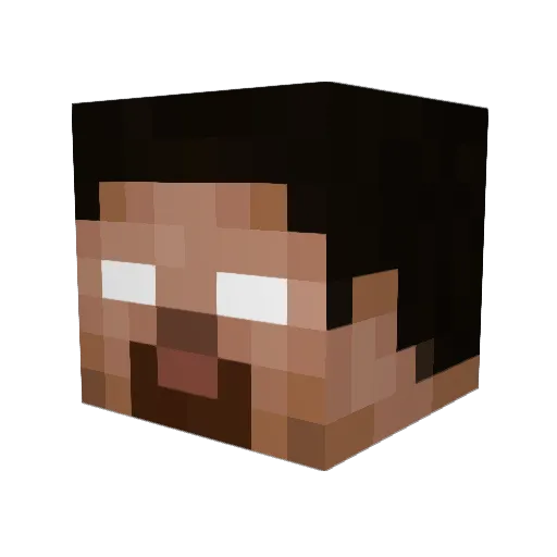 SEN_OFRI Minecraft avatar head, 3D render