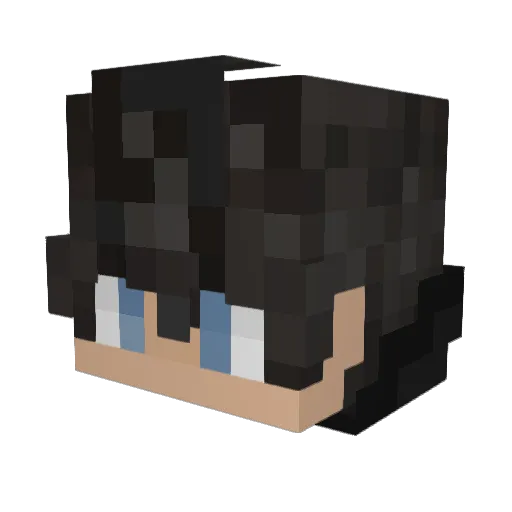 SEPLINGPG Minecraft avatar head, 3D render