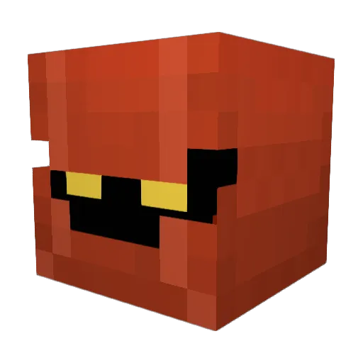SEPTIC13 Minecraft avatar head, 3D render