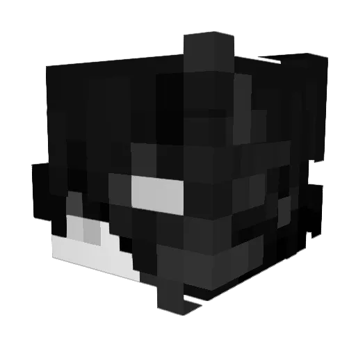 SEPTMIUS Minecraft avatar head, 3D render