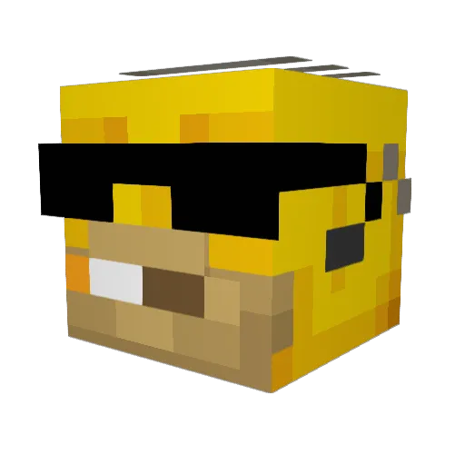 SERBESITAPAFRAN Minecraft avatar head, 3D render