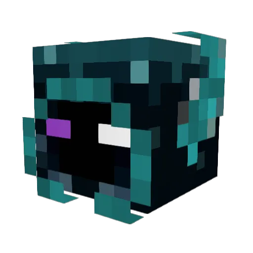 SERBYz Minecraft avatar head, 3D render