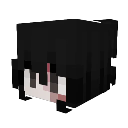 SERECHU2 Minecraft avatar head, 3D render