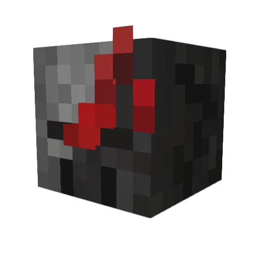 SEREL99 Minecraft avatar head, 3D render