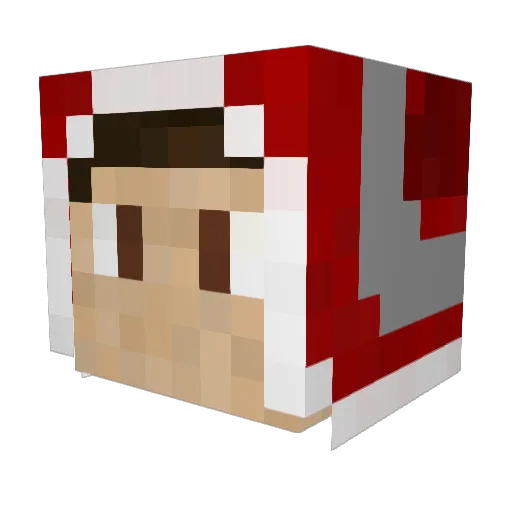 SERGEI_PVP_MAN Minecraft avatar head, 3D render