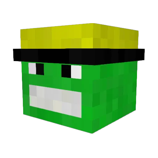 SERGIORD14 Minecraft avatar head, 3D render