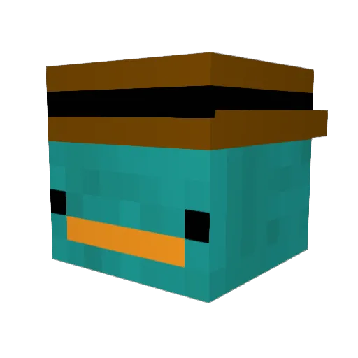 SESHAPTAH Minecraft avatar head, 3D render