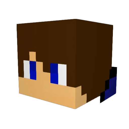 SETHJARVIS Minecraft avatar head, 3D render