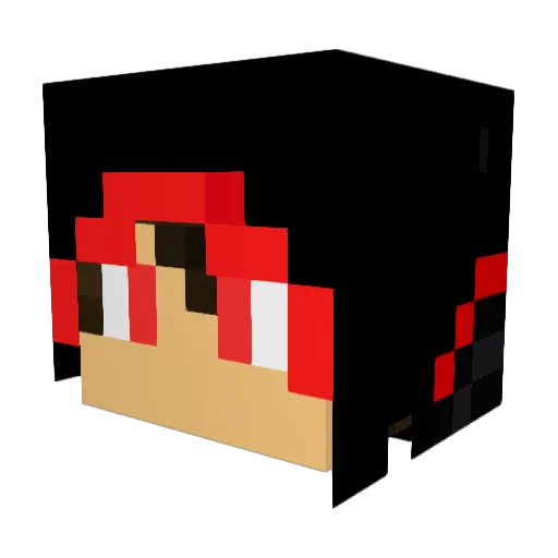 SETH_RIPPER Minecraft avatar head, 3D render