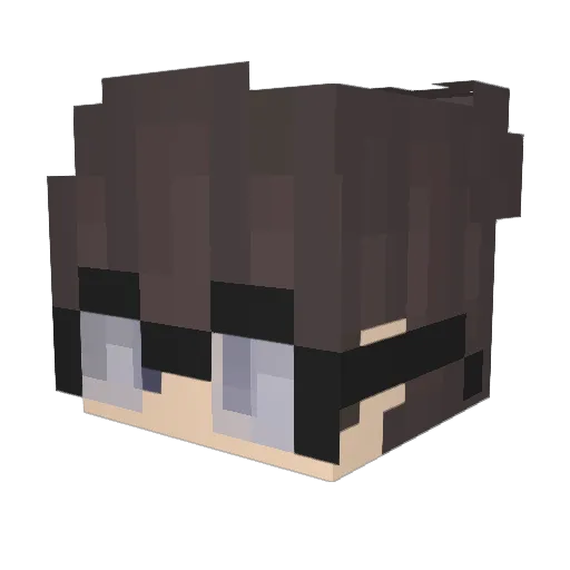 SEXISDEATH Minecraft avatar head, 3D render