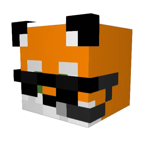 SEXYBEAST902 Minecraft avatar head, 3D render