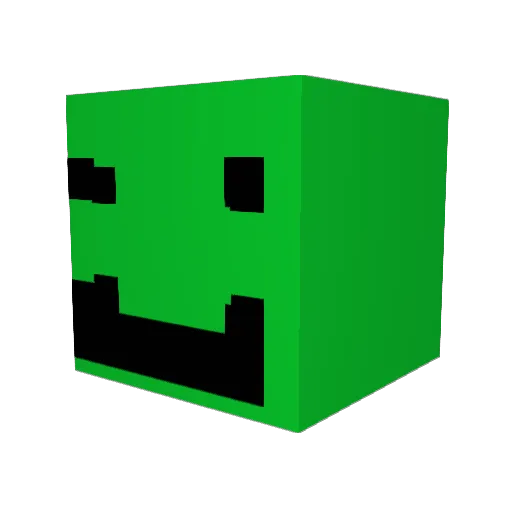 SEv2_Omega Minecraft avatar head, 3D render
