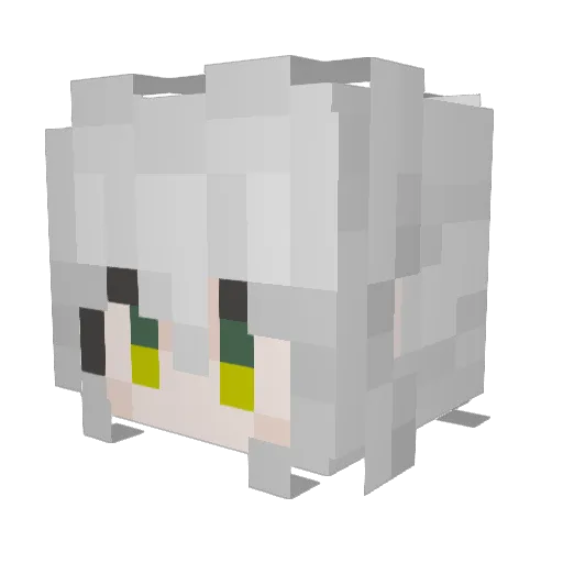 SFCCCPF Minecraft avatar head, 3D render