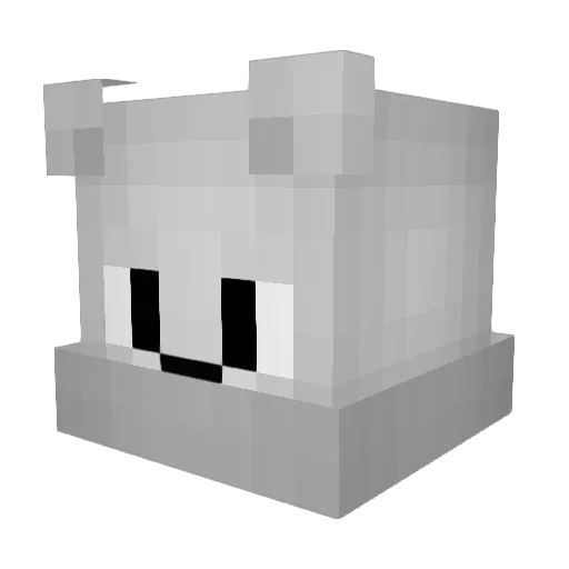 SFC_Cay Minecraft avatar head, 3D render