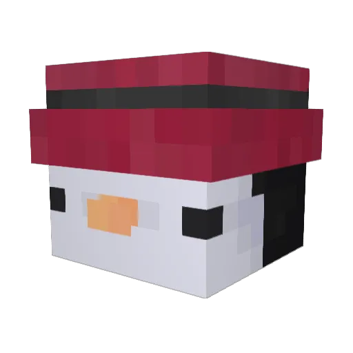 SFE_Fritz Minecraft avatar head, 3D render