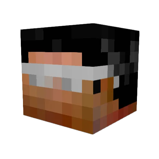 SFG_Adam Minecraft avatar head, 3D render