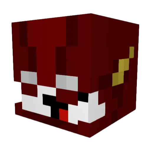 SFGpanda Minecraft avatar head, 3D render