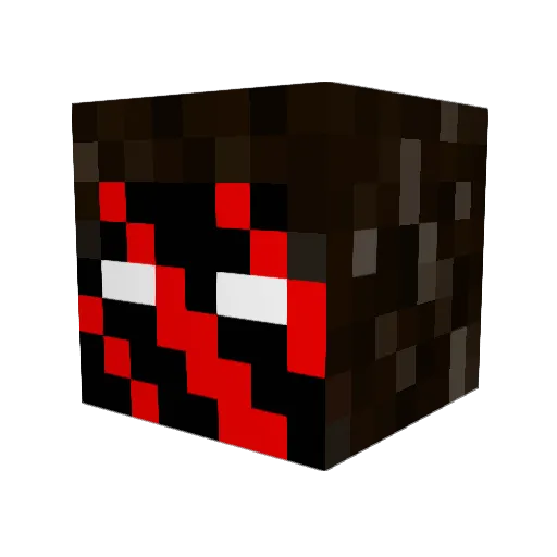 SFM Minecraft avatar head, 3D render