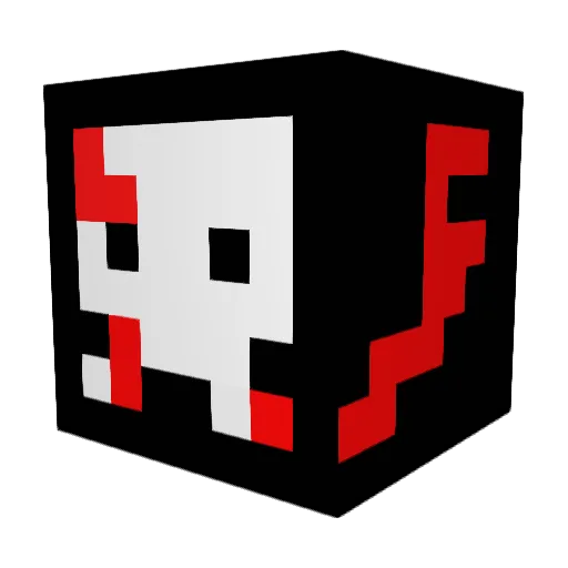 SFN253 Minecraft avatar head, 3D render