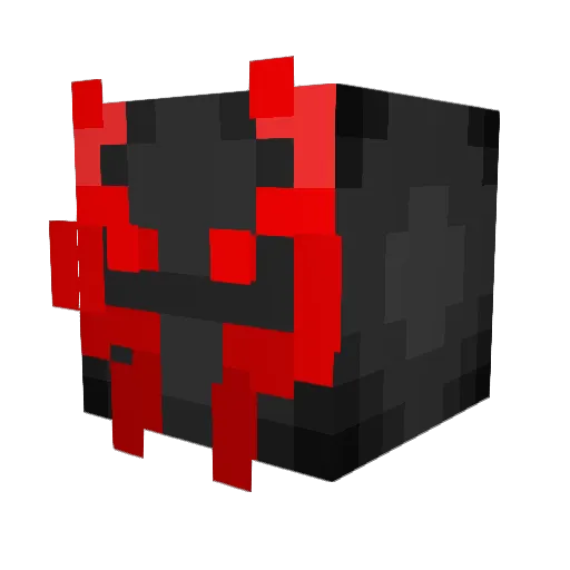 SFXS1 Minecraft avatar head, 3D render