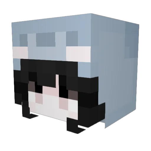 SFZFLQ Minecraft avatar head, 3D render