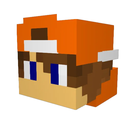 SF_Nxhel Minecraft avatar head, 3D render