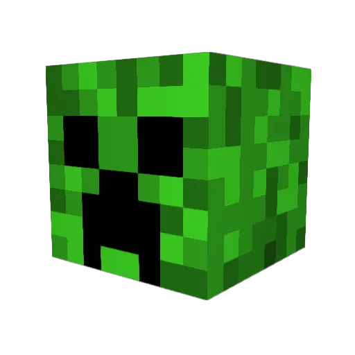 SG0Kowo Minecraft avatar head, 3D render