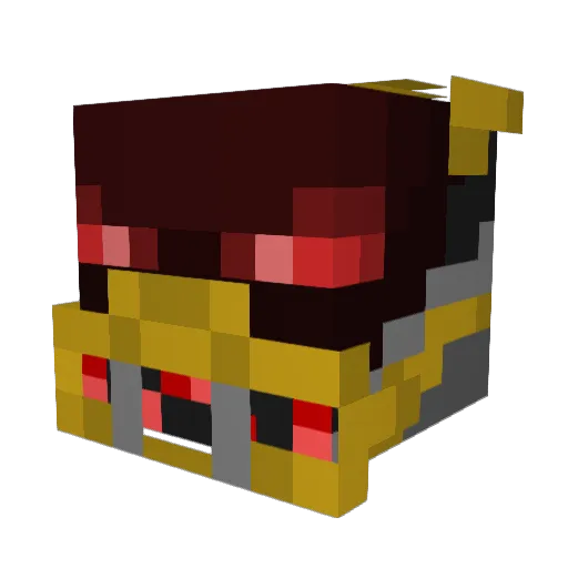 SGBHydralisk Minecraft avatar head, 3D render