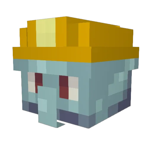 SGBonsai Minecraft avatar head, 3D render