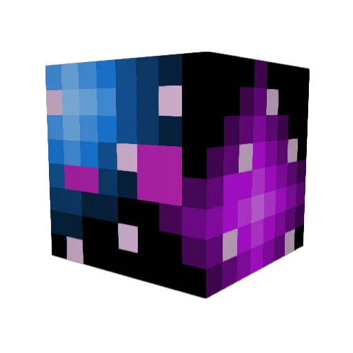 SGCG Minecraft avatar head, 3D render