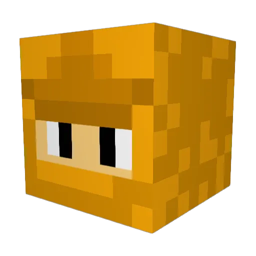 SGGClownDown Minecraft avatar head, 3D render