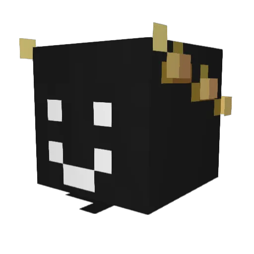 SGMJ Minecraft avatar head, 3D render
