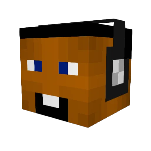 SGTJohnson Minecraft avatar head, 3D render