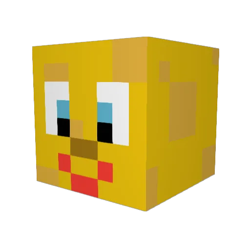 SGT_Imen Minecraft avatar head, 3D render