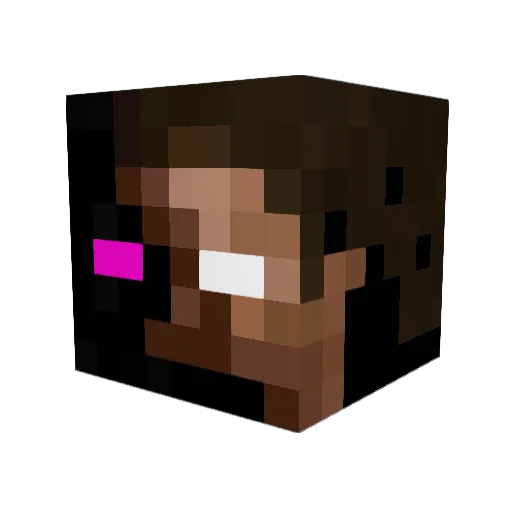 SGT_Jebus Minecraft avatar head, 3D render