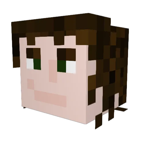 SGT_Zilla Minecraft avatar head, 3D render