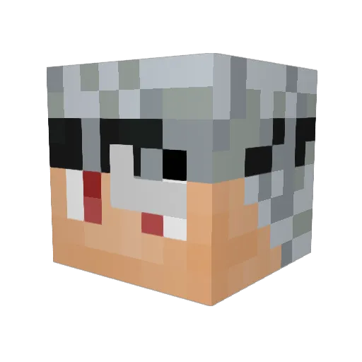 SGTmike14 Minecraft avatar head, 3D render