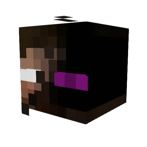SG_Anatural Minecraft avatar head, 3D render