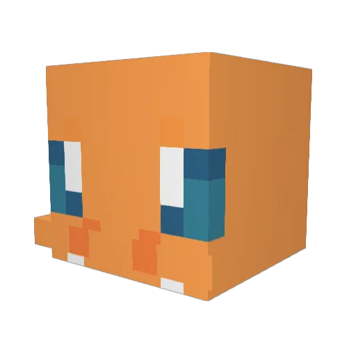 SGlwz Minecraft avatar head, 3D render