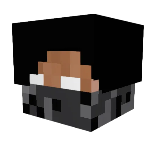 SH2DO Minecraft avatar head, 3D render
